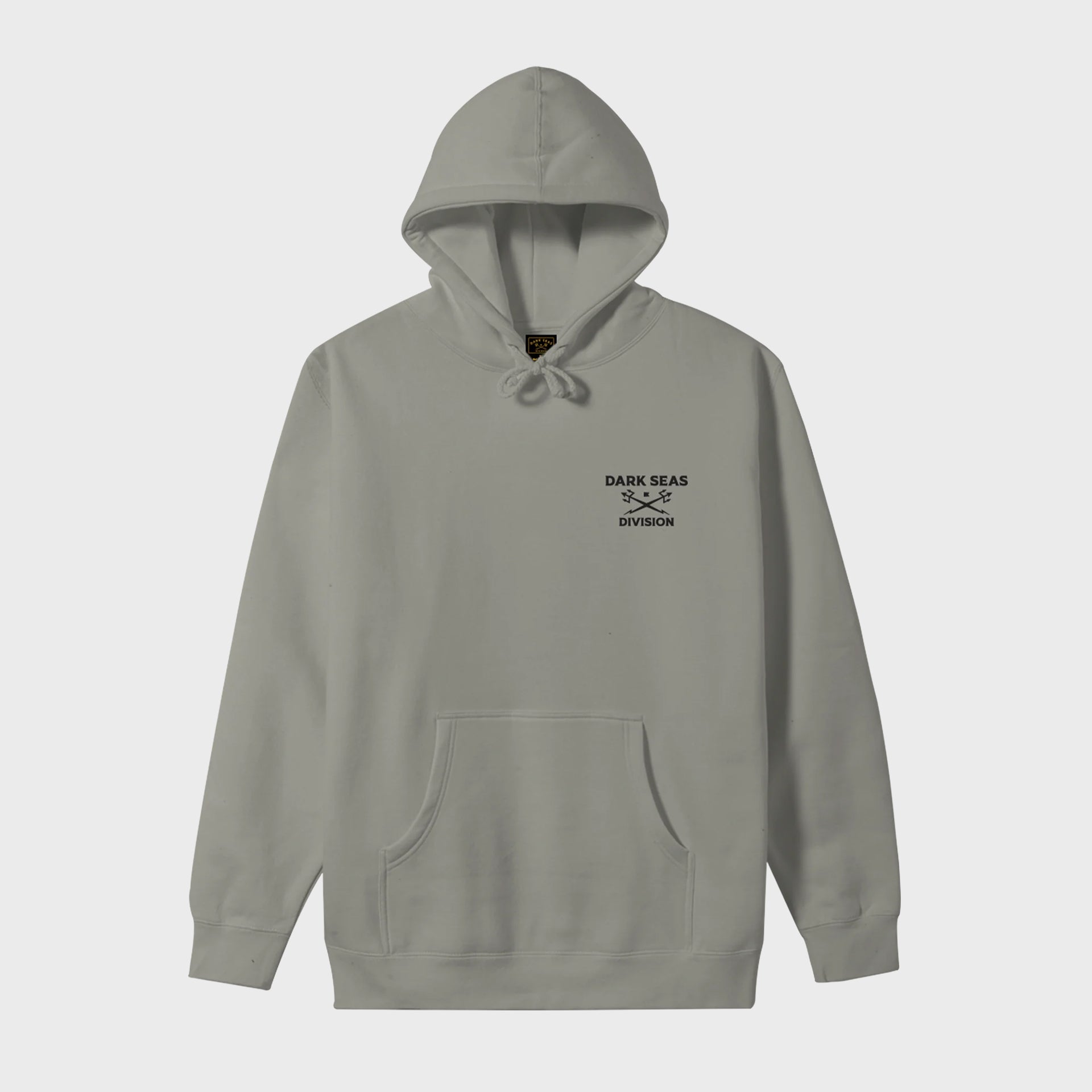 Dark Seas Mens Seaworthy II Hooded Sweatshirt - Smoke - ManGo Surfing