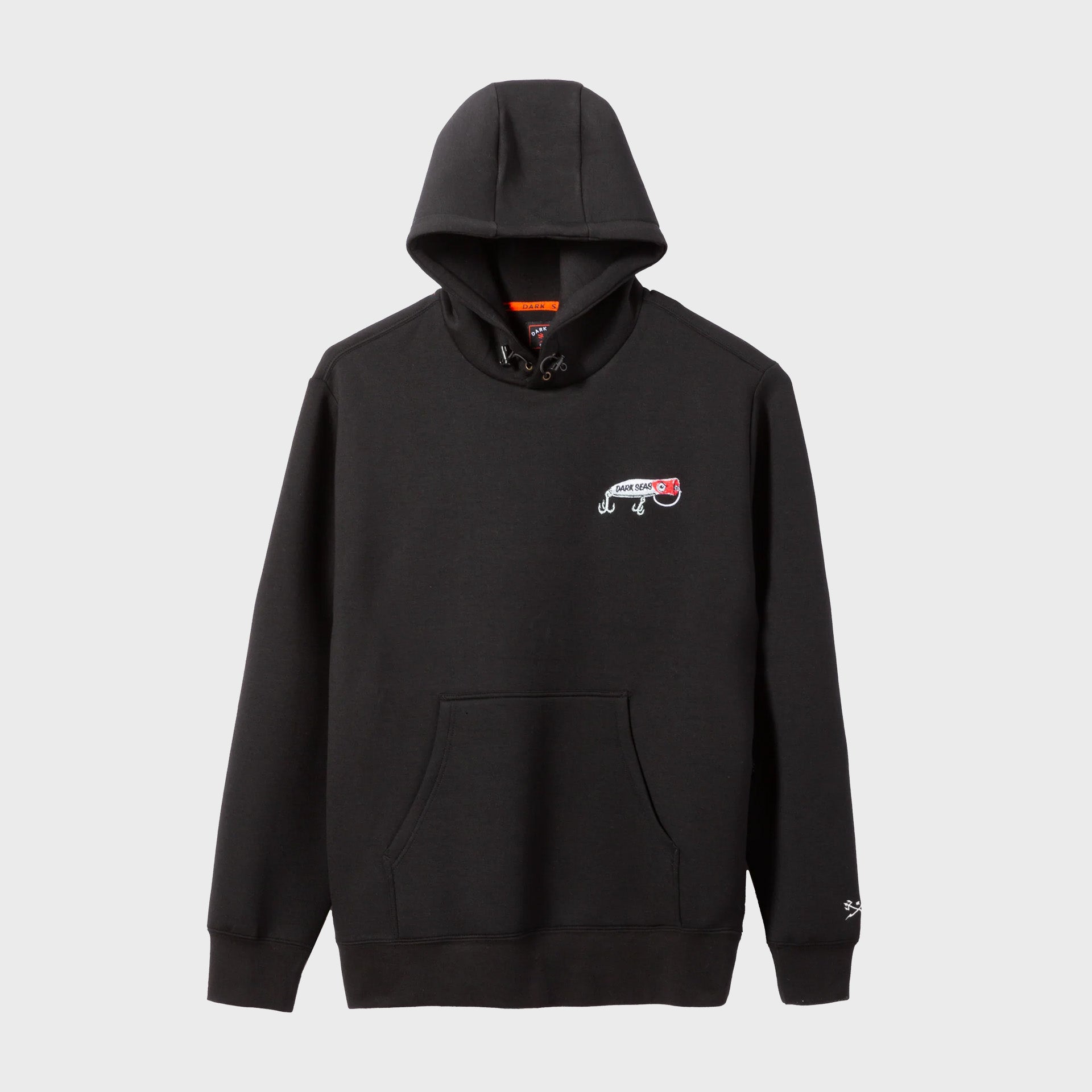 Dark Seas Mens Watson Pullover Hoodie - Black - ManGo Surfing