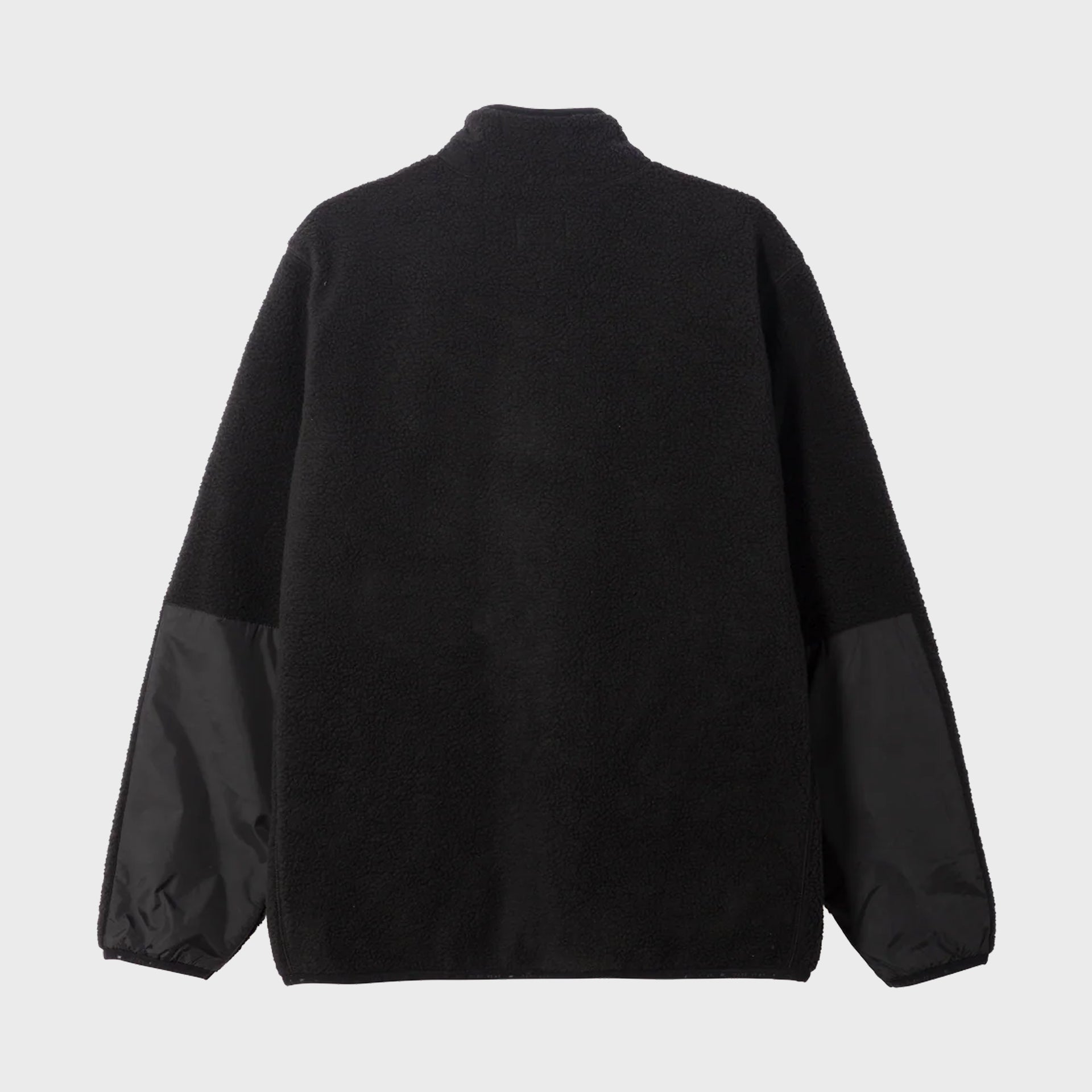 Dark Seas Russell Mockneck Fleece - Black - ManGo Surfing