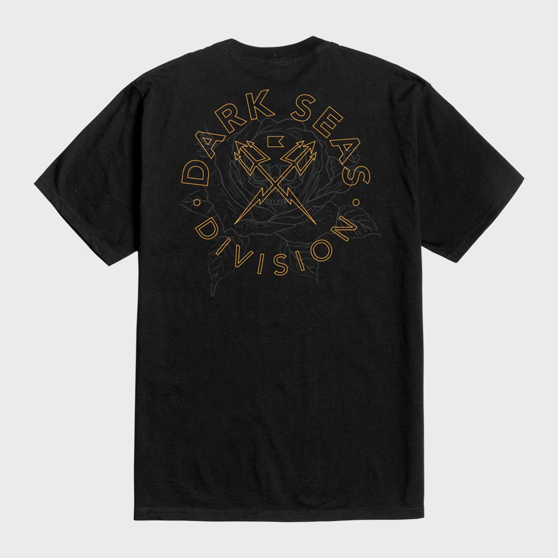 Dark Seas Thorn Bush Stock T-Shirt - Black - ManGo Surfing