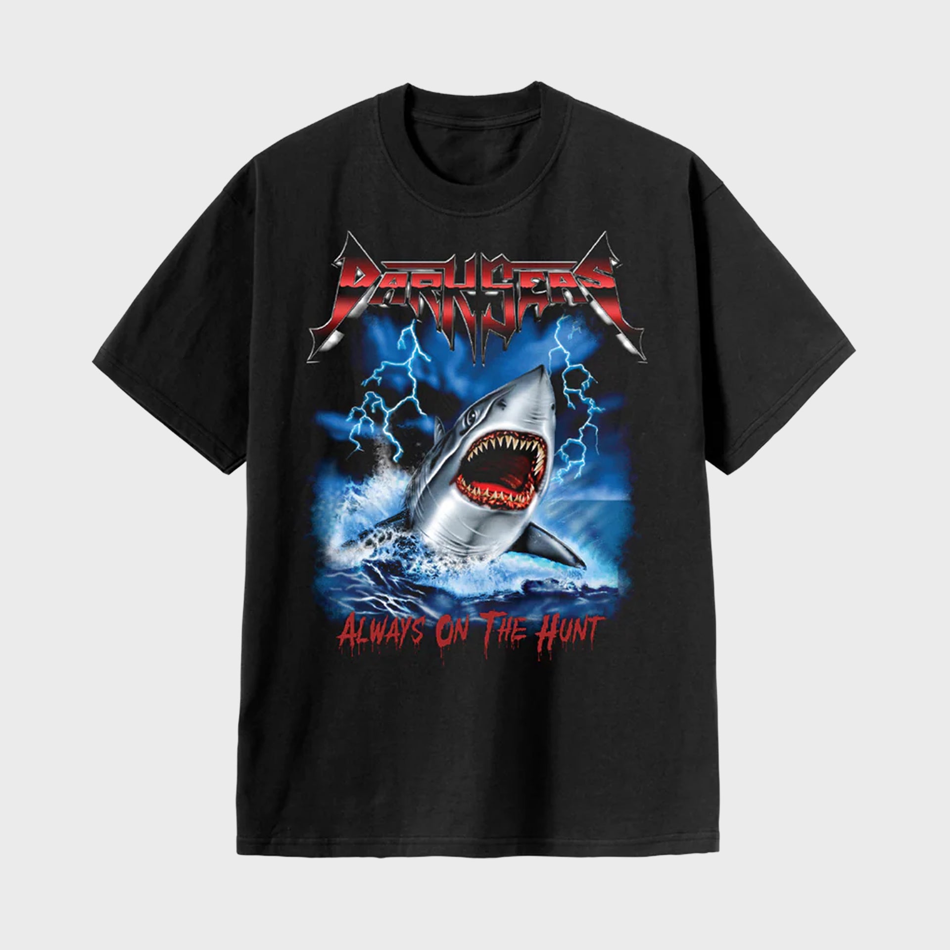 Dark Seas Tidal Terror Heavyweight T-Shirt - Black