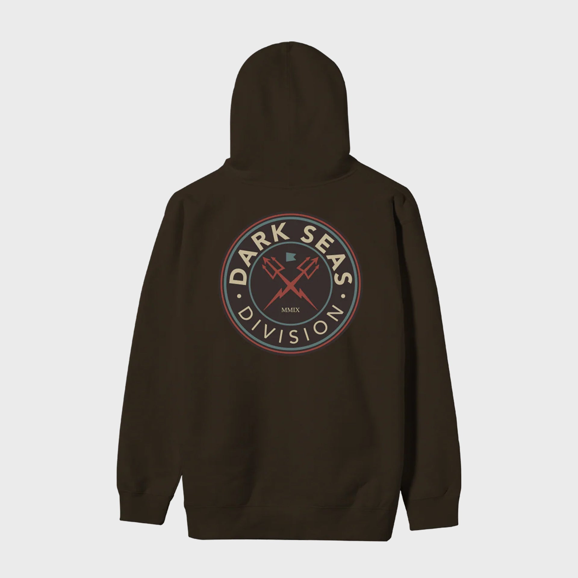 Dark Seas Time Teller Pullover Hoodie - Brown - ManGo Surfing