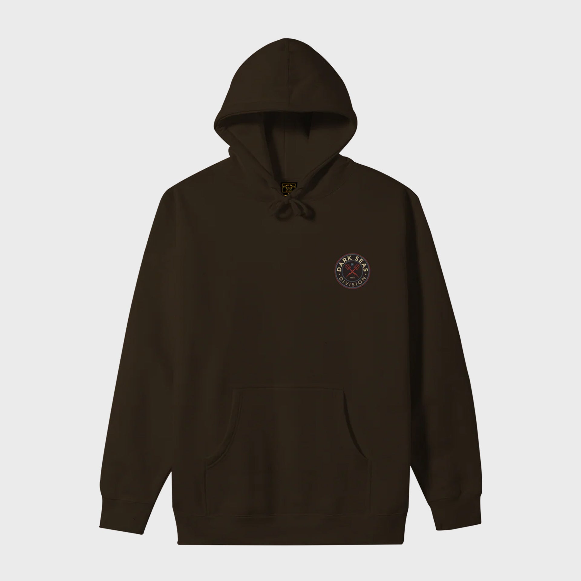 Dark Seas Time Teller Pullover Hoodie - Brown - ManGo Surfing