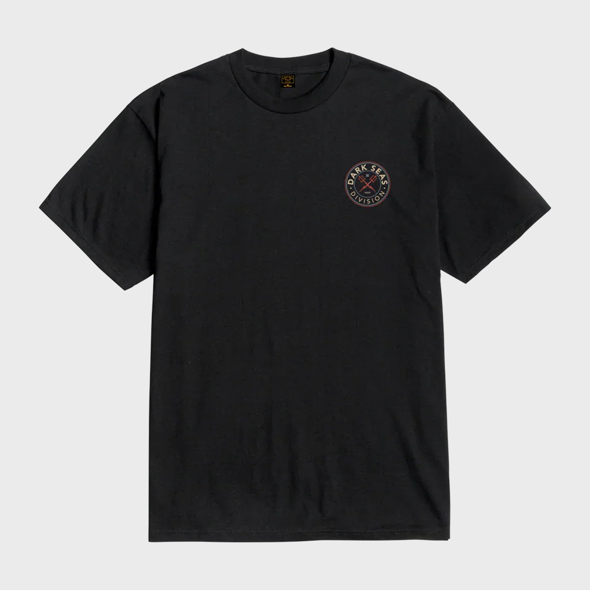 Dark Seas Time Tellers Stock T-Shirt - Black - ManGo Surfing