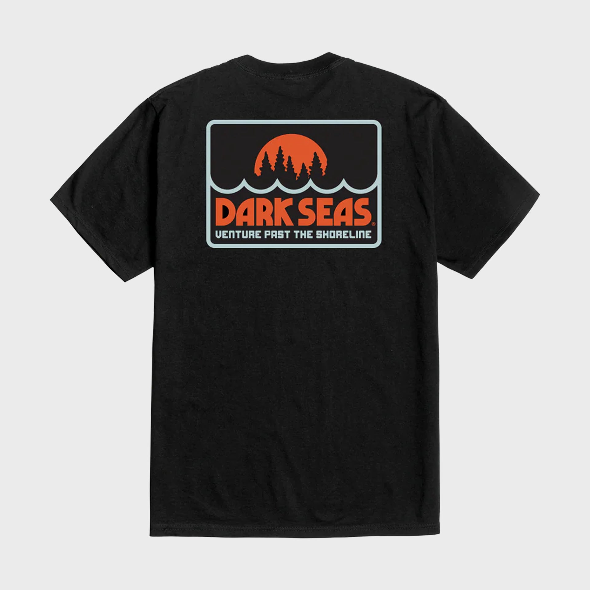 Dark Seas Trail King Pigment T-Shirt - Black - ManGo Surfing