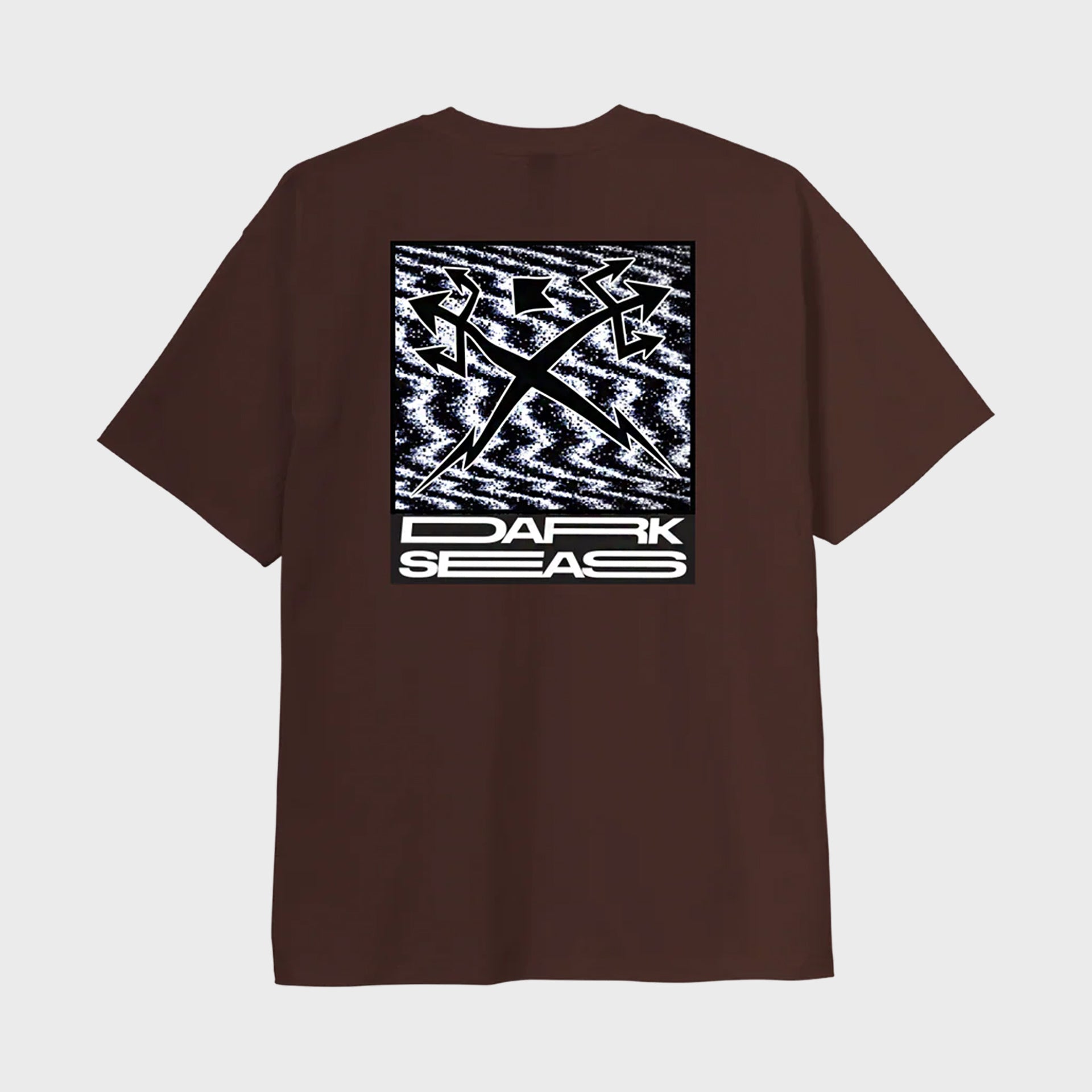 Dark Seas White Noise Heavyweight T-Shirt - Java Brown