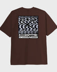 Dark Seas White Noise Heavyweight T-Shirt - Java Brown