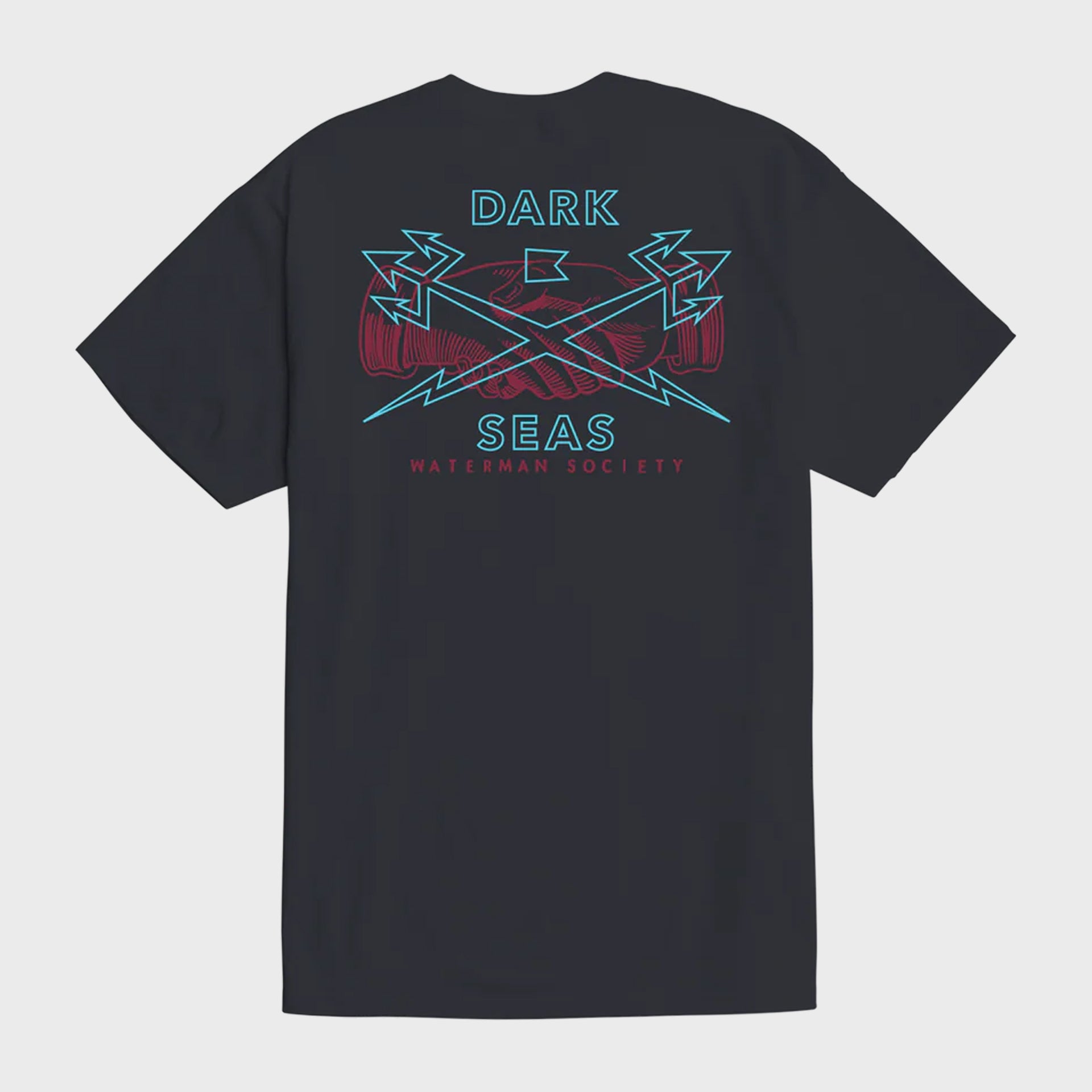 Dark Seas Working Class Stock T-Shirt - Vintage Black - ManGo Surfing