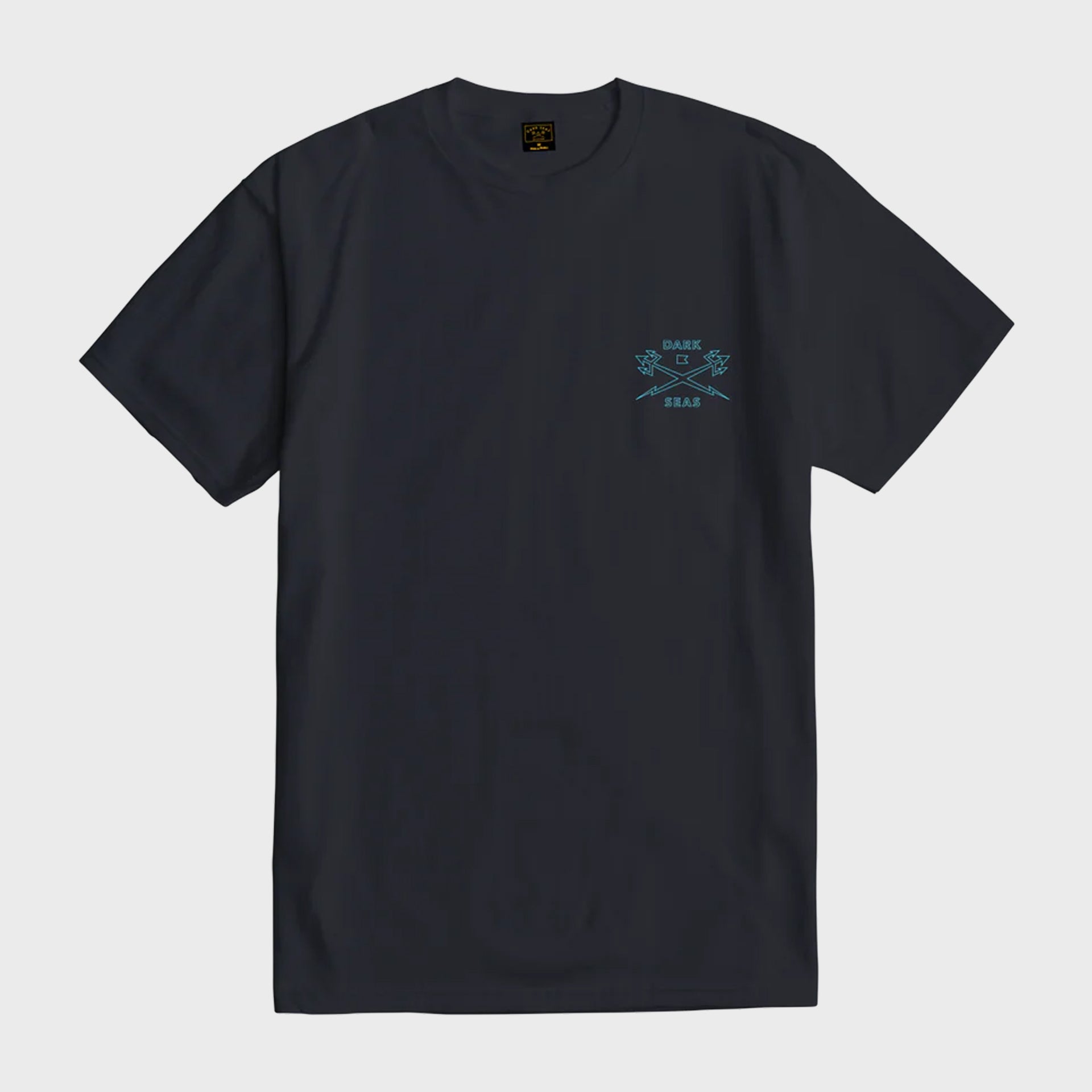 Dark Seas Working Class Stock T-Shirt - Vintage Black - ManGo Surfing