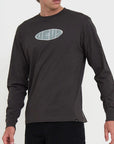 Eclipse Long Sleeve Tee - Mens L/S T-Shirt - Anthracite - ManGo Surfing