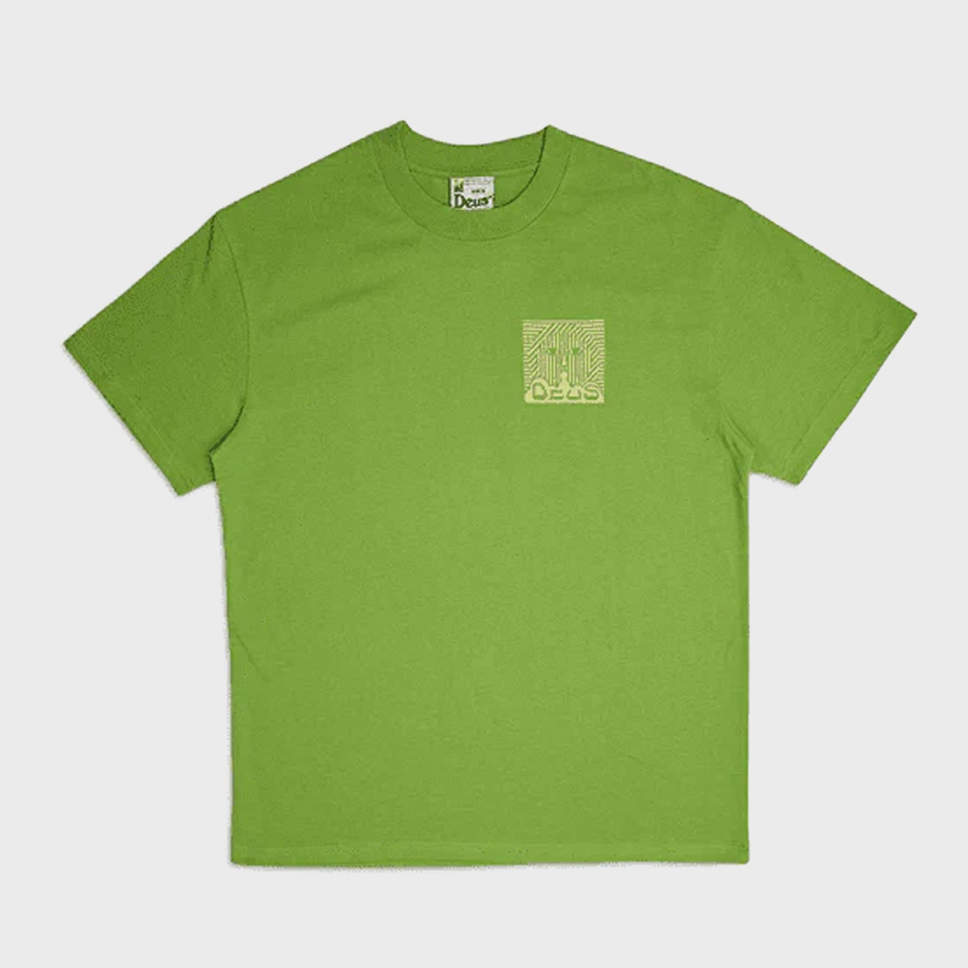UV Tee - Mens Short Sleeve T-Shirt - Camp Green - ManGo Surfing