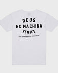 Venice Skull Tee - Mens Short Sleeve T-shirt - White - ManGo Surfing