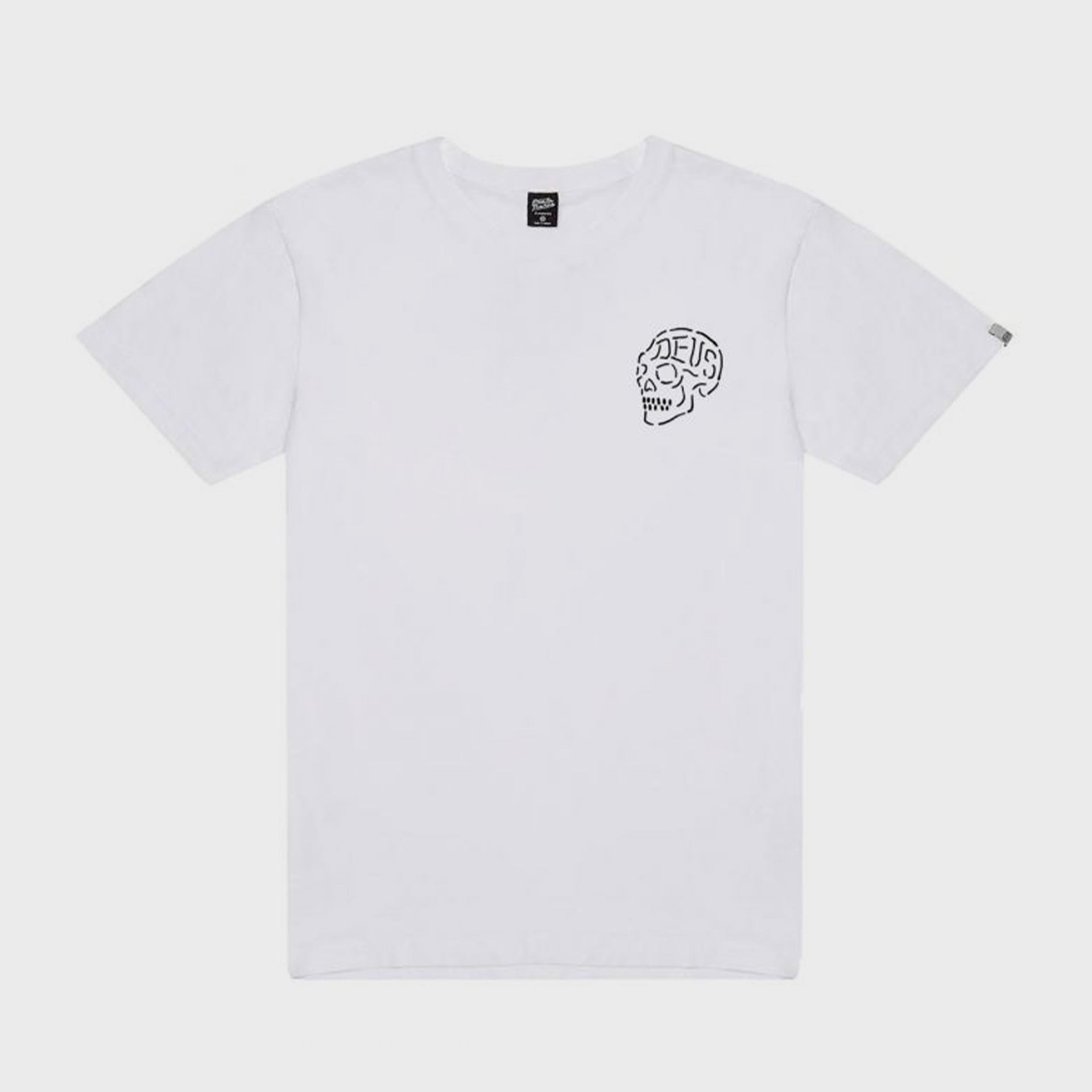 Deus Venice Skull Mens T-shirt - White – ManGo Surfing