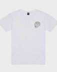 Venice Skull Tee - Mens Short Sleeve T-shirt - White - ManGo Surfing