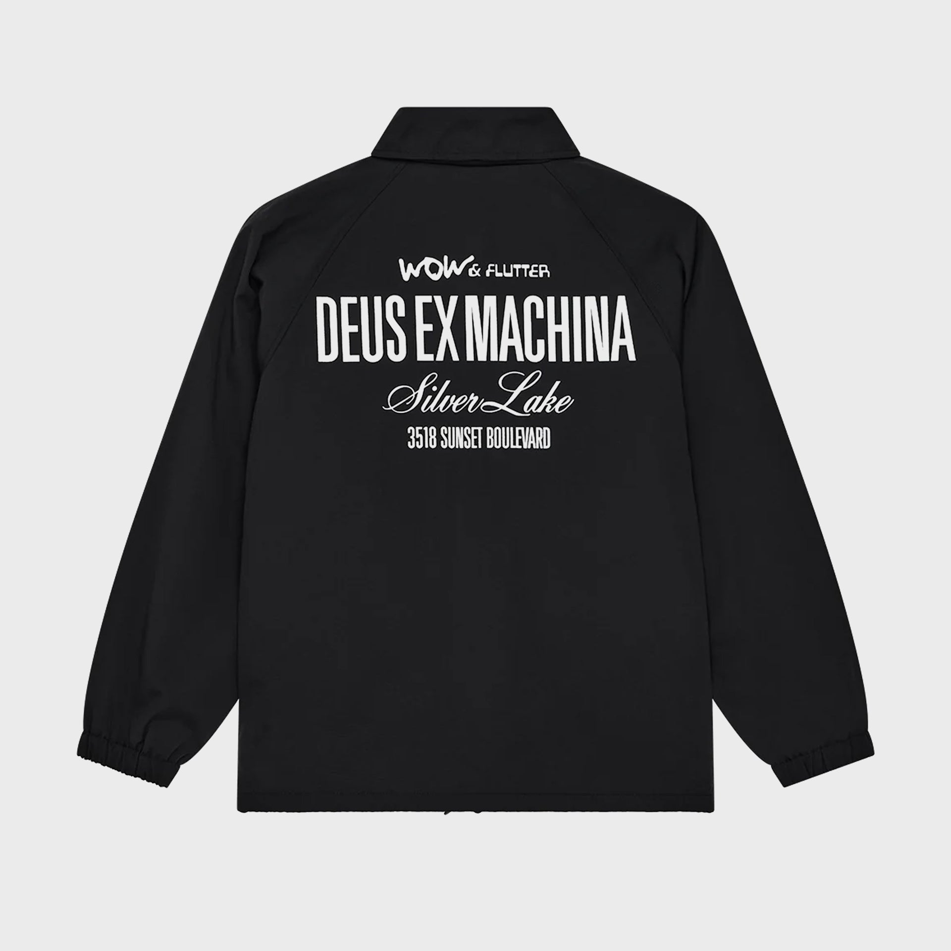 Deus Mens Sensory Overload Coach Jacket - Black