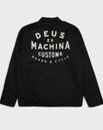 Deus Mens Workshop Coach Jacket - Black - ManGo Surfing