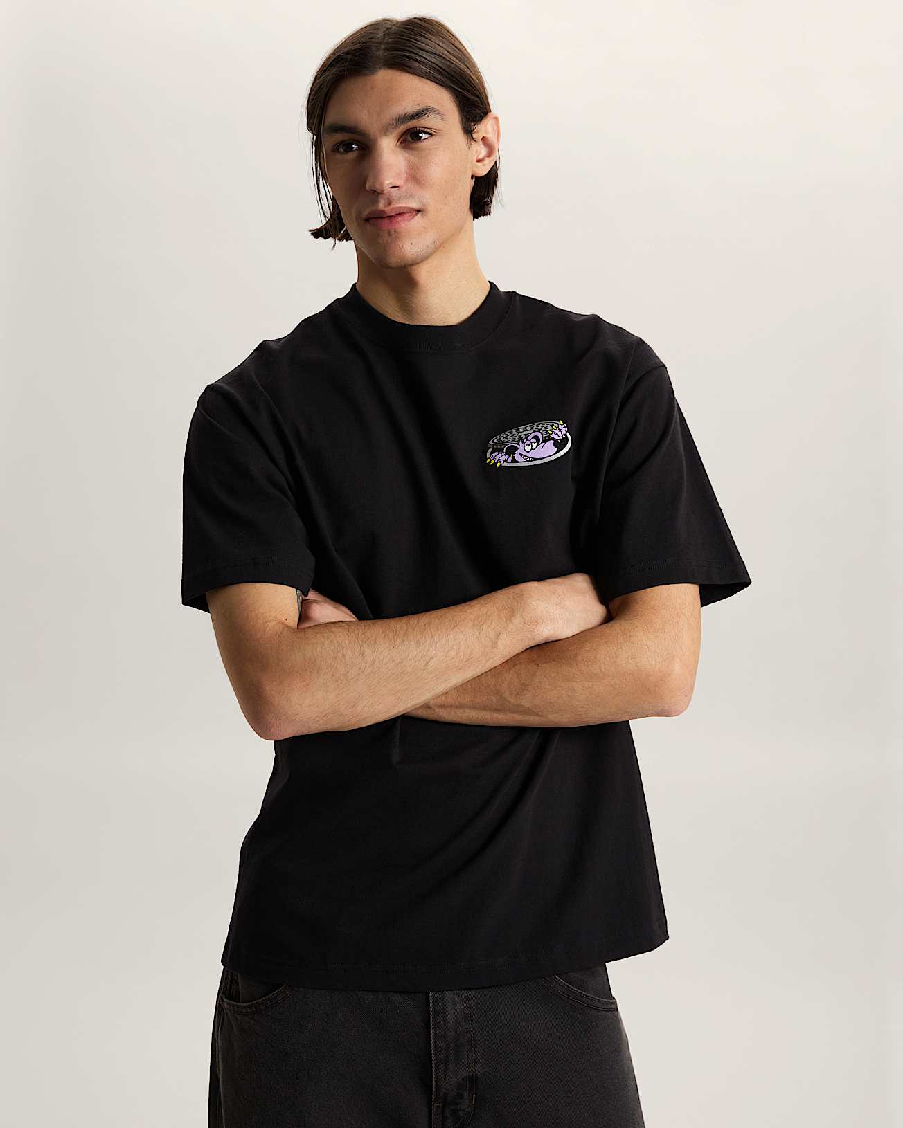 Vans Mens Downside Short Sleeve T-Shirt - Black