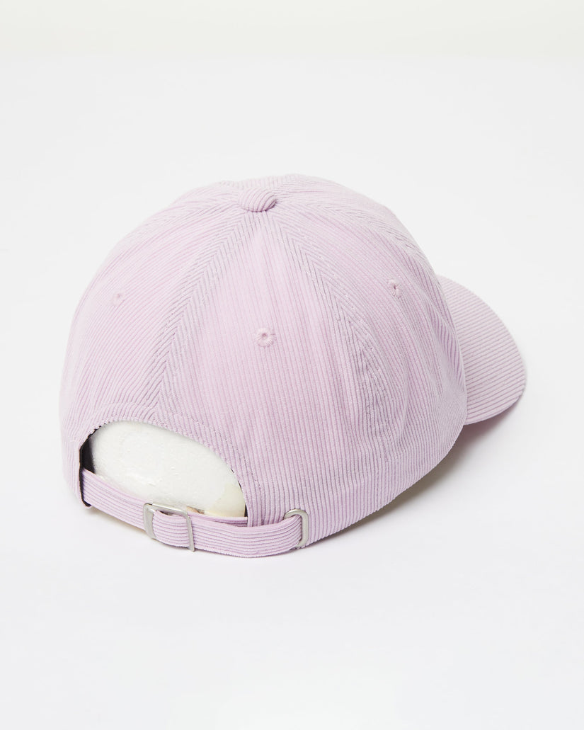 Volcom Womens Circle Stone Cord Dad Cap - One Size - Dusty Lavender - ManGo Surfing