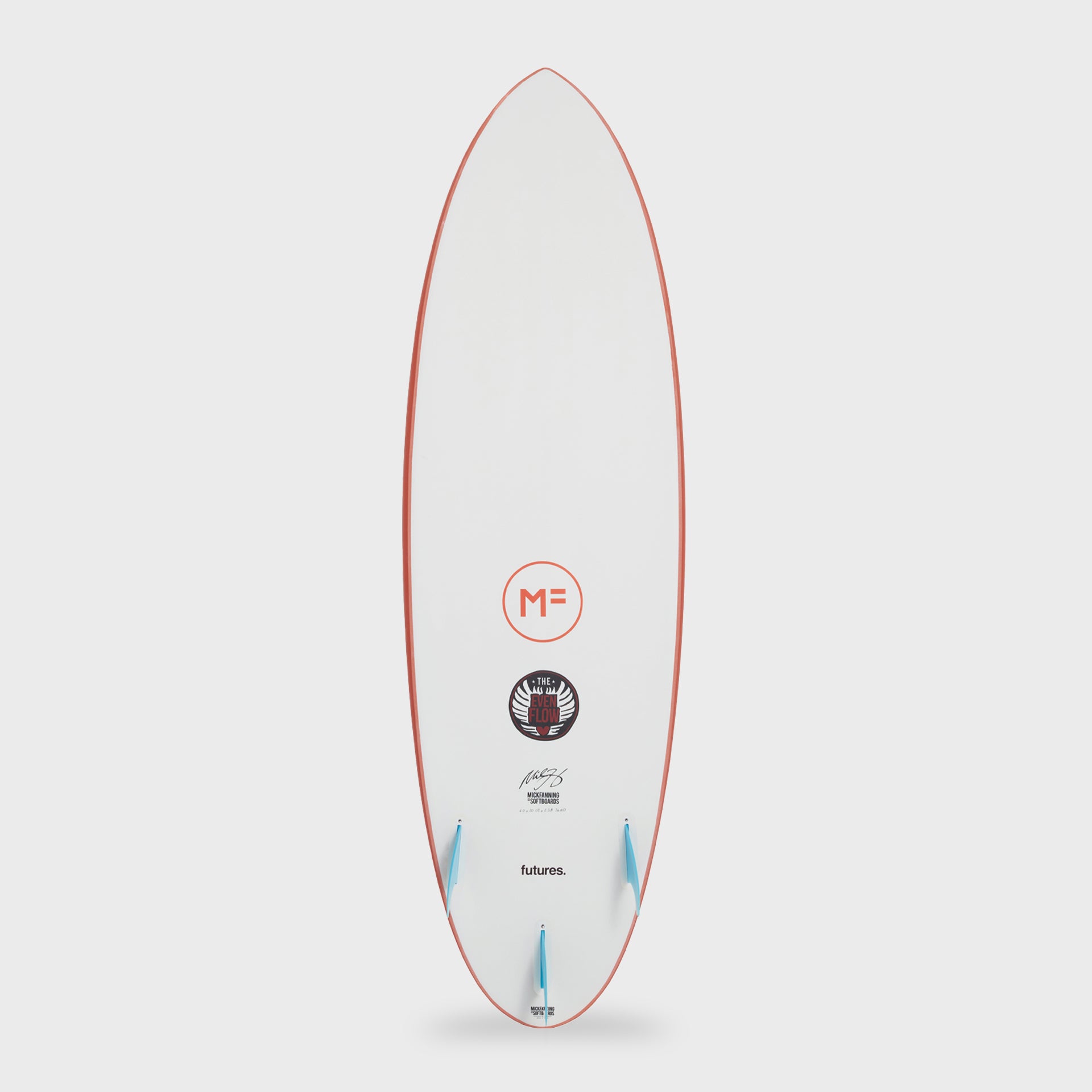 Mick Fanning Evenflow MF Softboard Futures - Rust