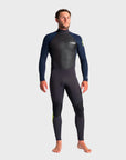 C-Skins Element 3/2 Mens Wetsuit - Anthracite/Slate/Lime - ManGo Surfing