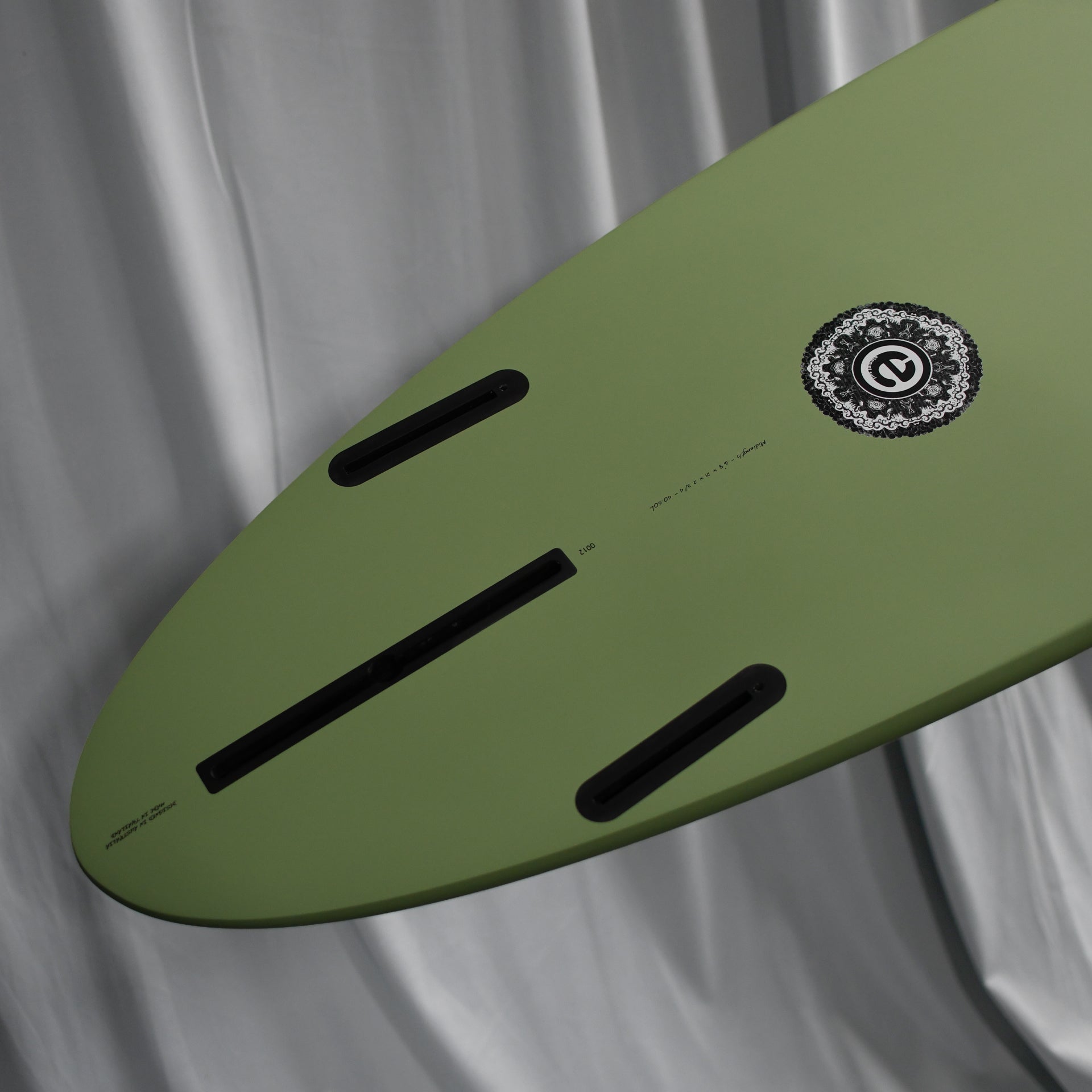 Elemnt Midlength Surfboard 1CF+2F Future - Smoke Green - ManGo Surfing