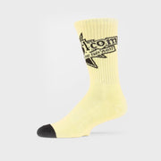 Volcom Ent Socks - Pair of Mens Crew Socks - One Size - Reef Pink
