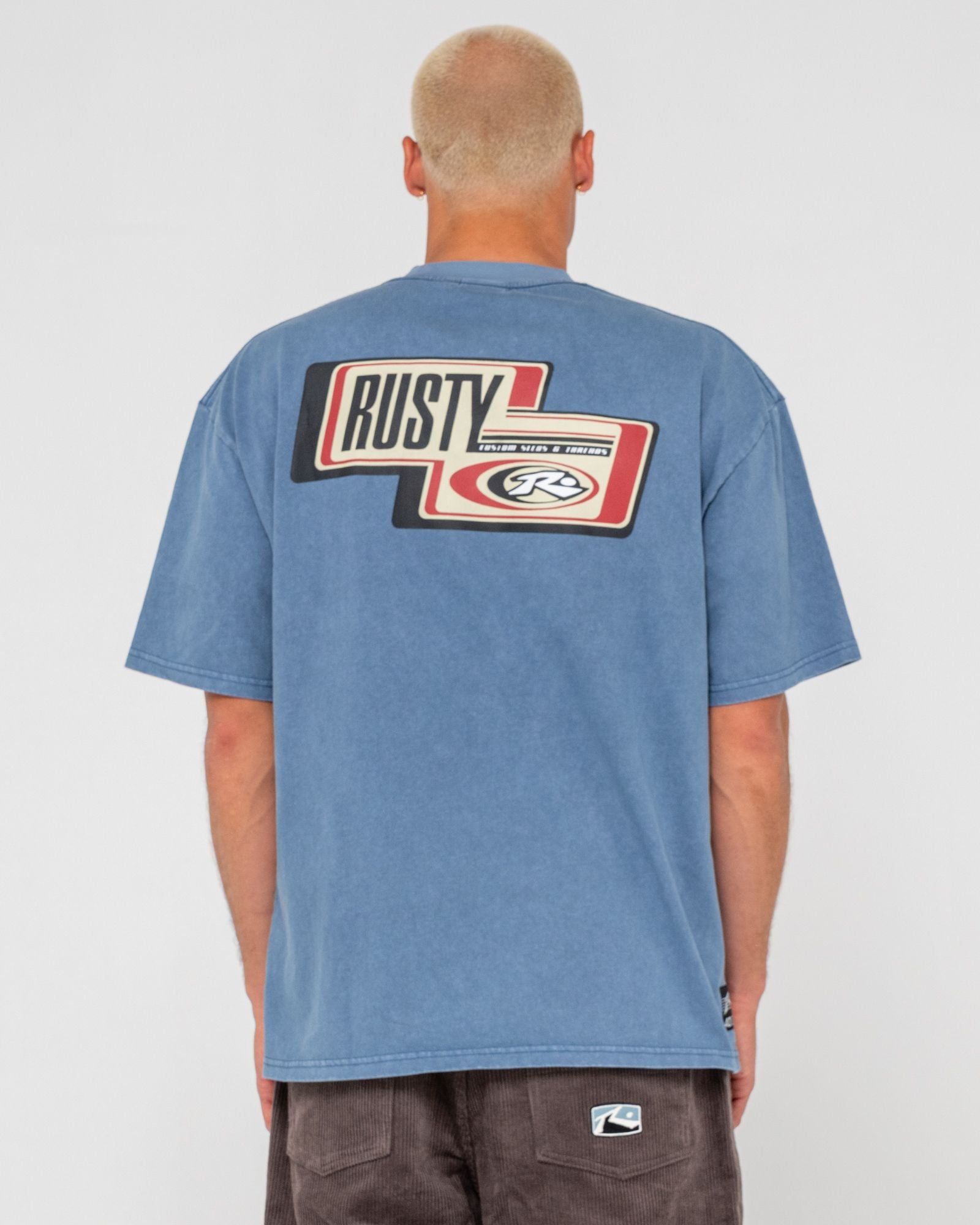 Rusty Sleds N Threads T-Shirt - Real Teal - ManGo Surfing