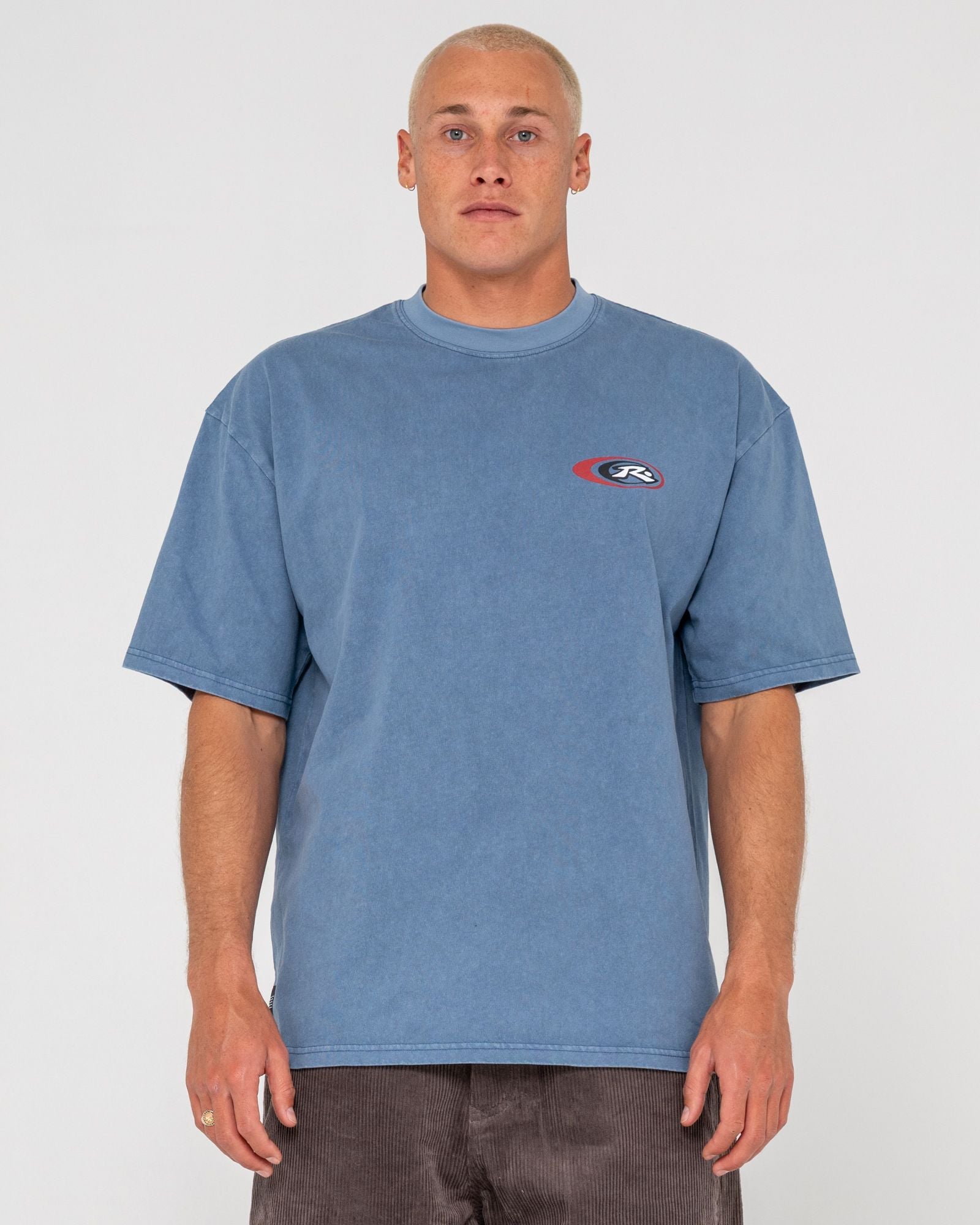 Rusty Sleds N Threads T-Shirt - Real Teal - ManGo Surfing