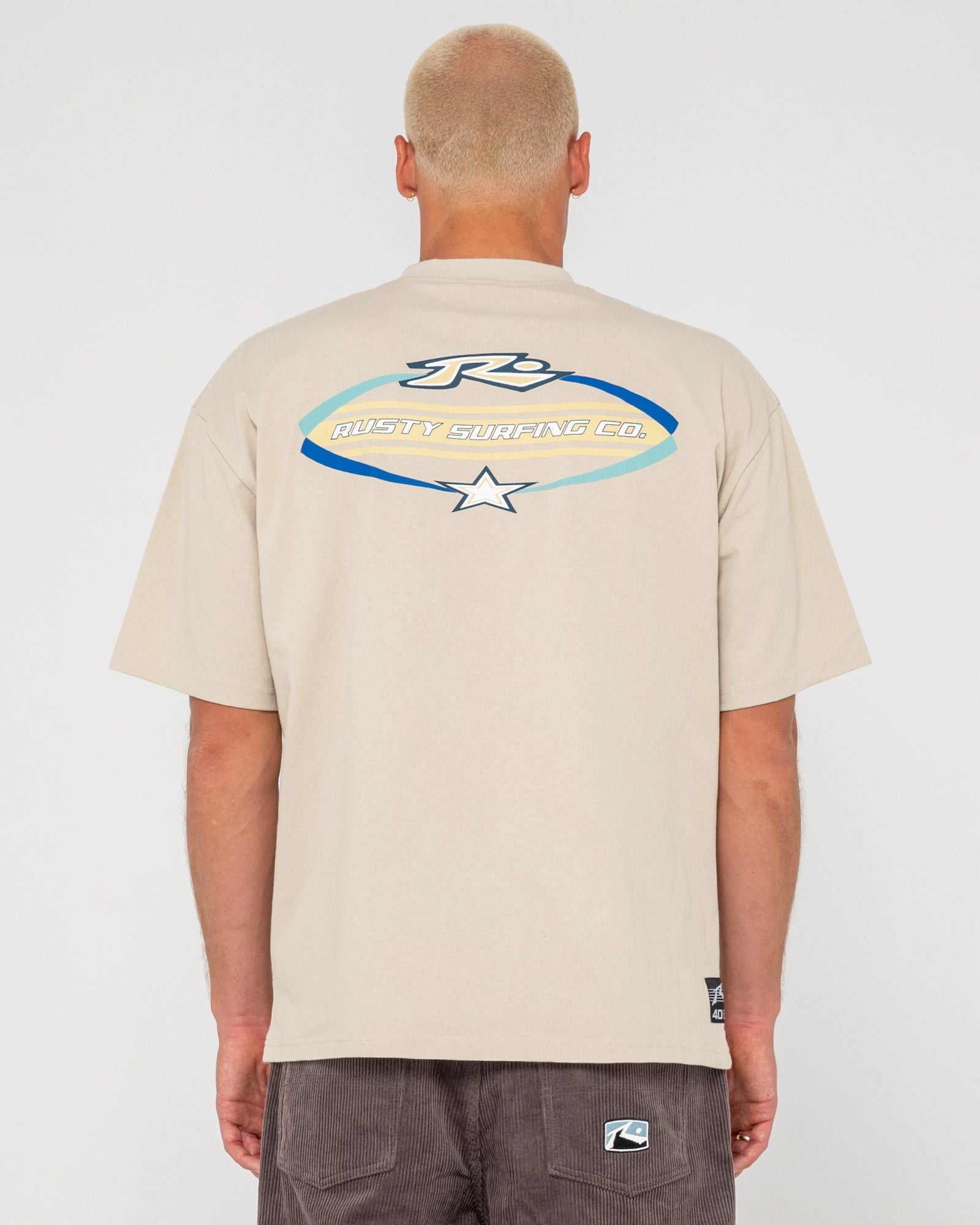 Rusty Surfing Co T-Shirt - Stone - ManGo Surfing