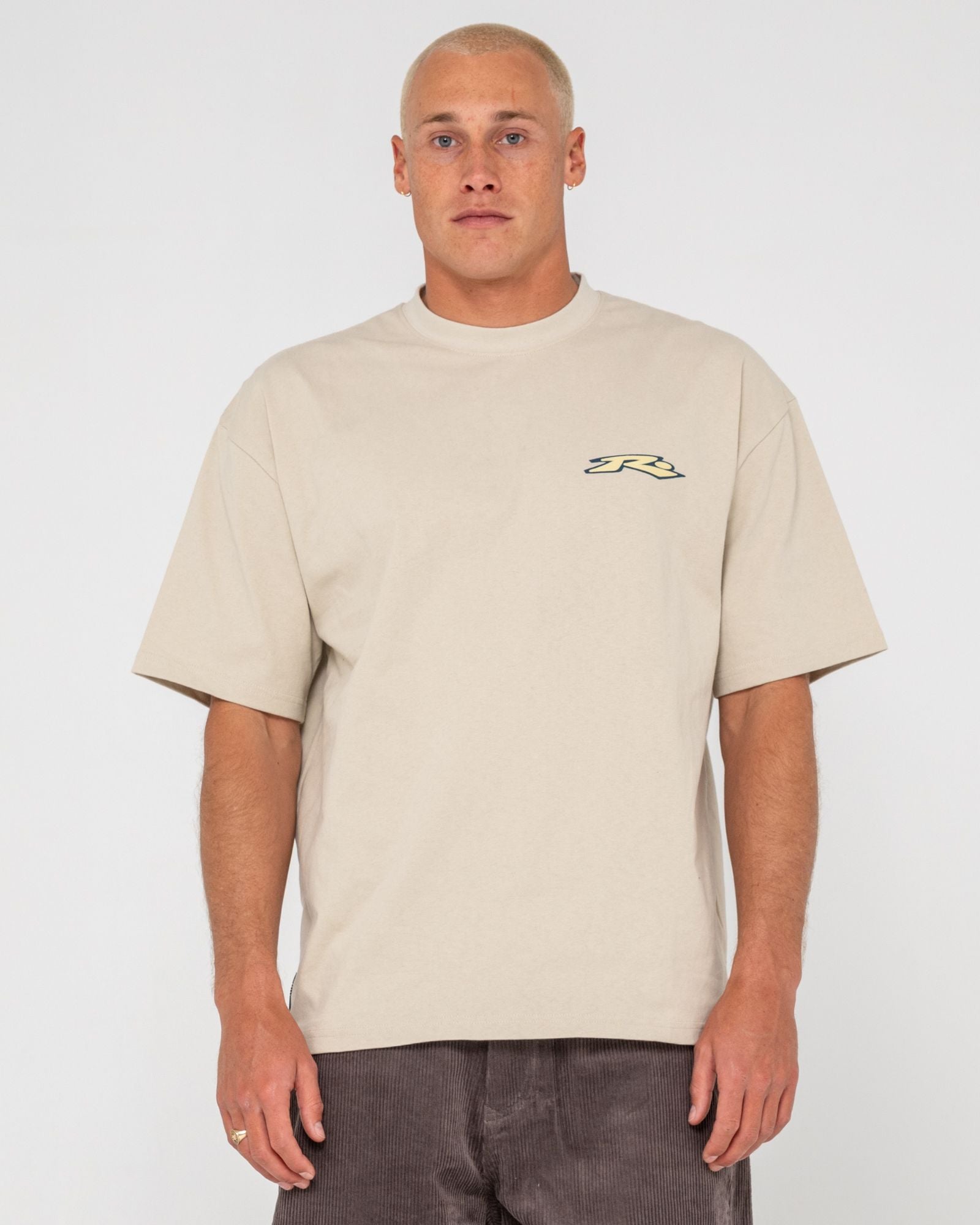 Rusty Surfing Co T-Shirt - Stone - ManGo Surfing
