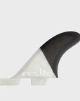 FCS Al Merrick FCS II Twin + Stabiliser Fins - Extra Large - Black/White - ManGo Surfing