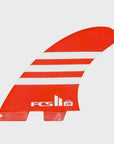 FCS JW Air Core Thruster Tri Fins - Acid/White and Red/White - ManGo Surfing
