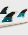 FCS Performer FCS II Performance Core Tri Fins - Small - Blue/Black - ManGo Surfing