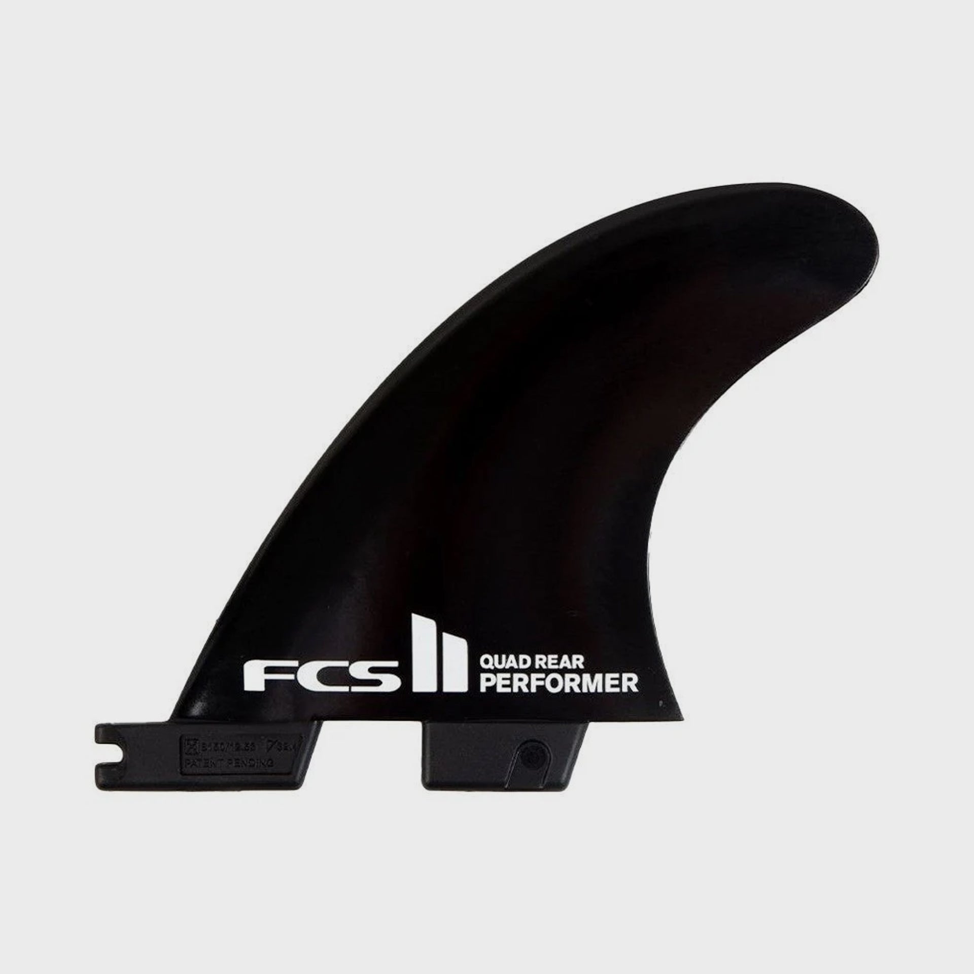 FCS Performer FCS II Quad Rear Fin - Medium - Black