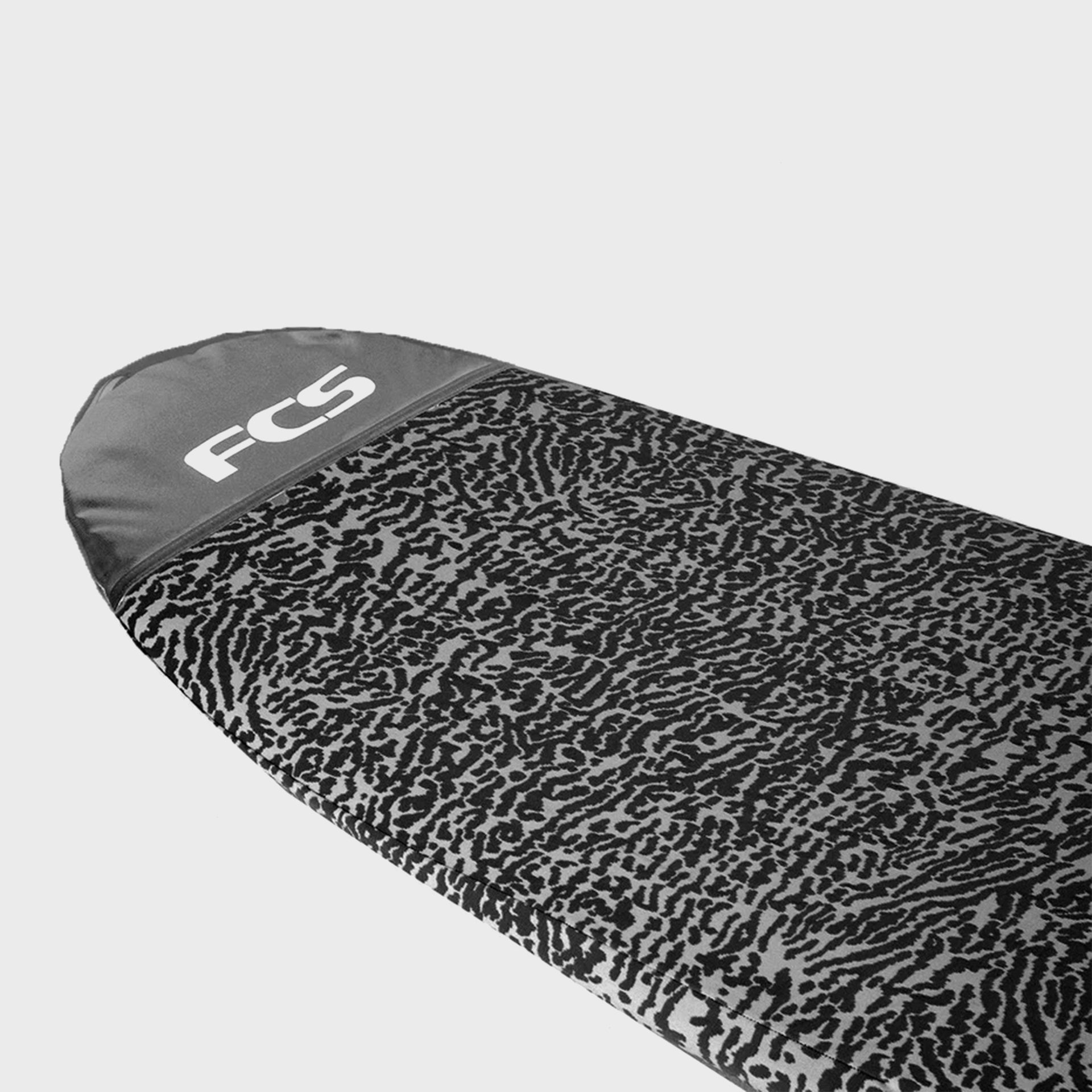 FCS Stretch Longboard Cover - 10&#39; - Carbon - ManGo Surfing