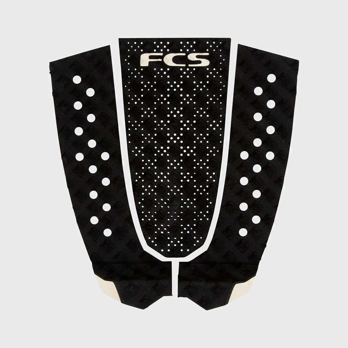 FCS T-3 Eco Traction Pad - Midnight/Warm Grey - ManGo Surfing