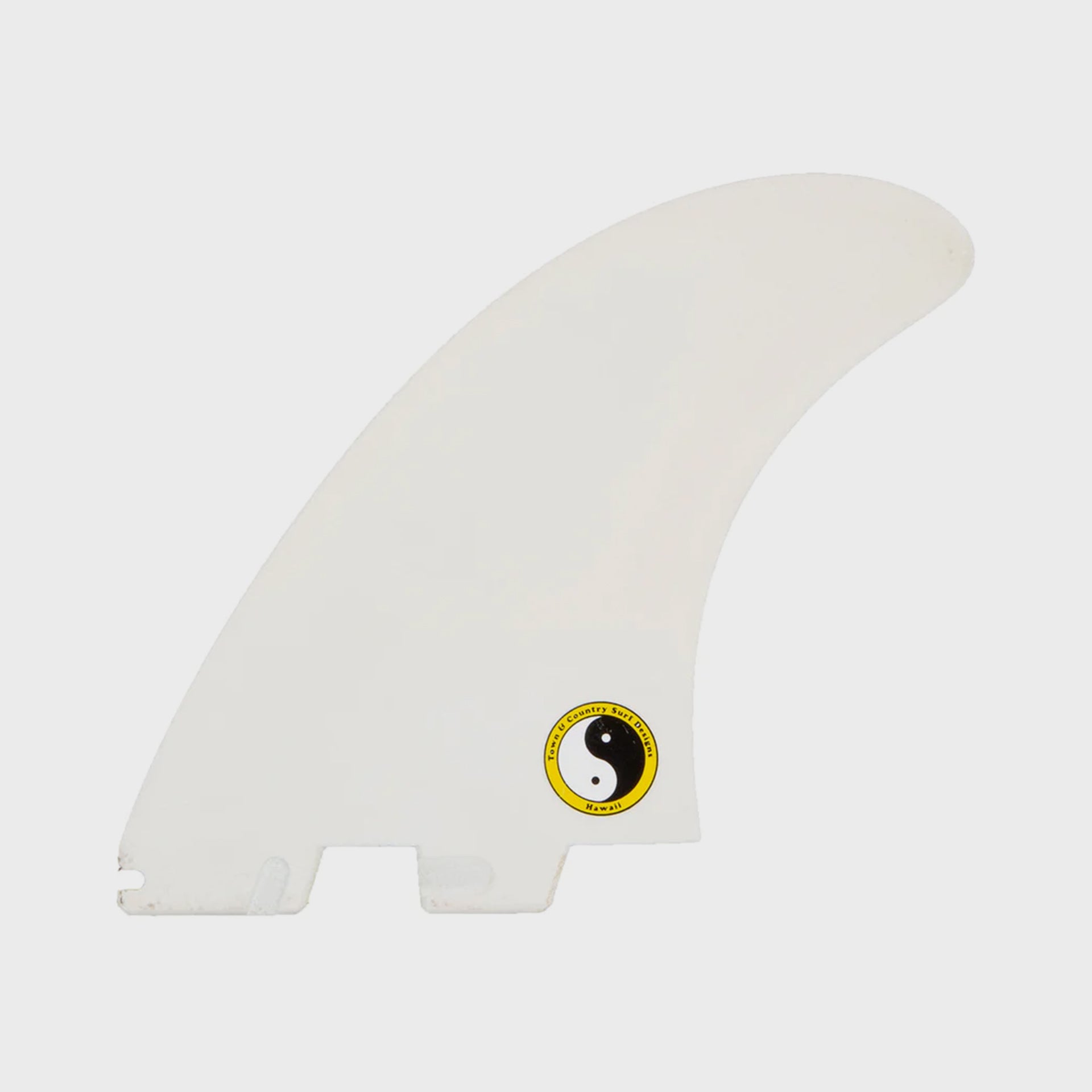 FCS Town and Country FCS II Twin+ Stabiliser Fin - Yellow Fade - ManGo Surfing