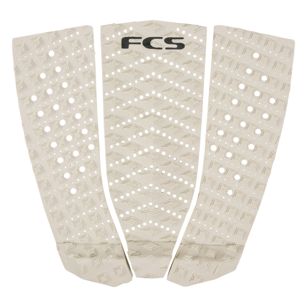 FCS T-3 Wide Eco Traction Pad - Warm Grey