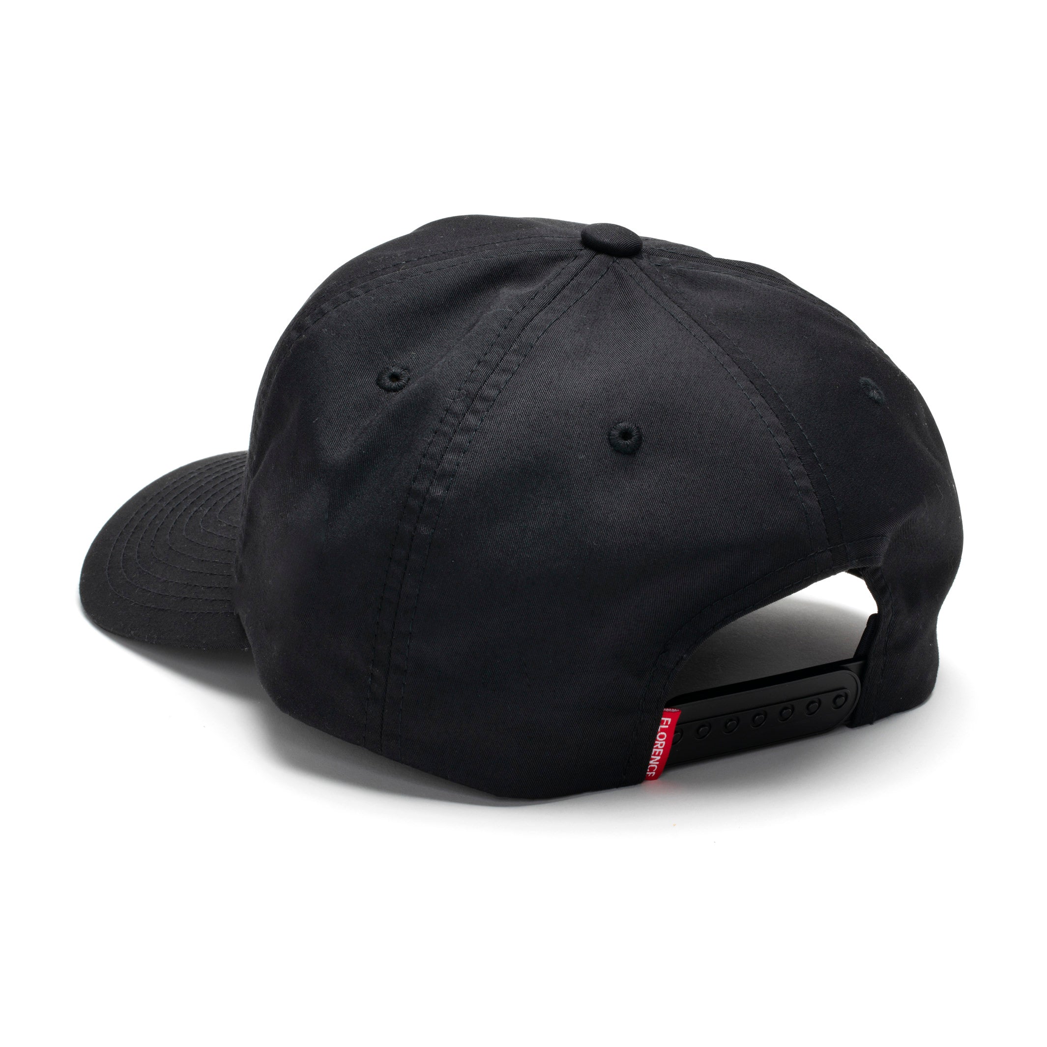 Florence Marine Logo Twill Hat - One Size - Black - ManGo Surfing