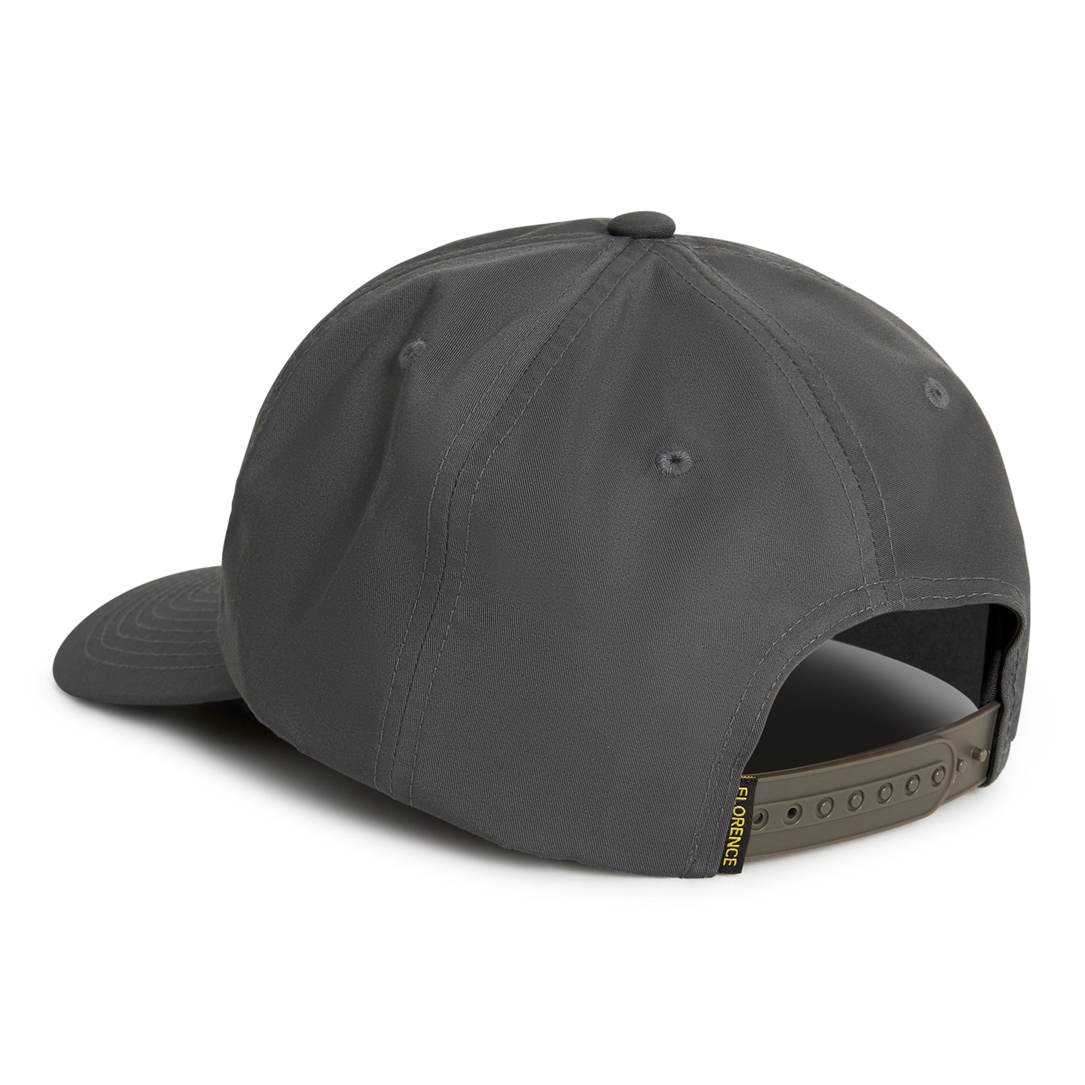 Florence Marine Logo Twill Hat - One Size - Charcoal - ManGo Surfing