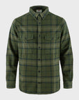 Fjallraven Mens Övik Twill Shirt - Deep Forest-Green