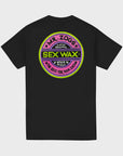 Sex Wax Fluro Mens T-Shirt - Black - ManGo Surfing