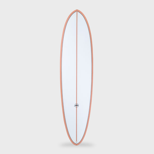 Fun Division Mid Length Surfboard - 6'8, 7'0, 7'6 and 8'0 - Coral - FCS II
