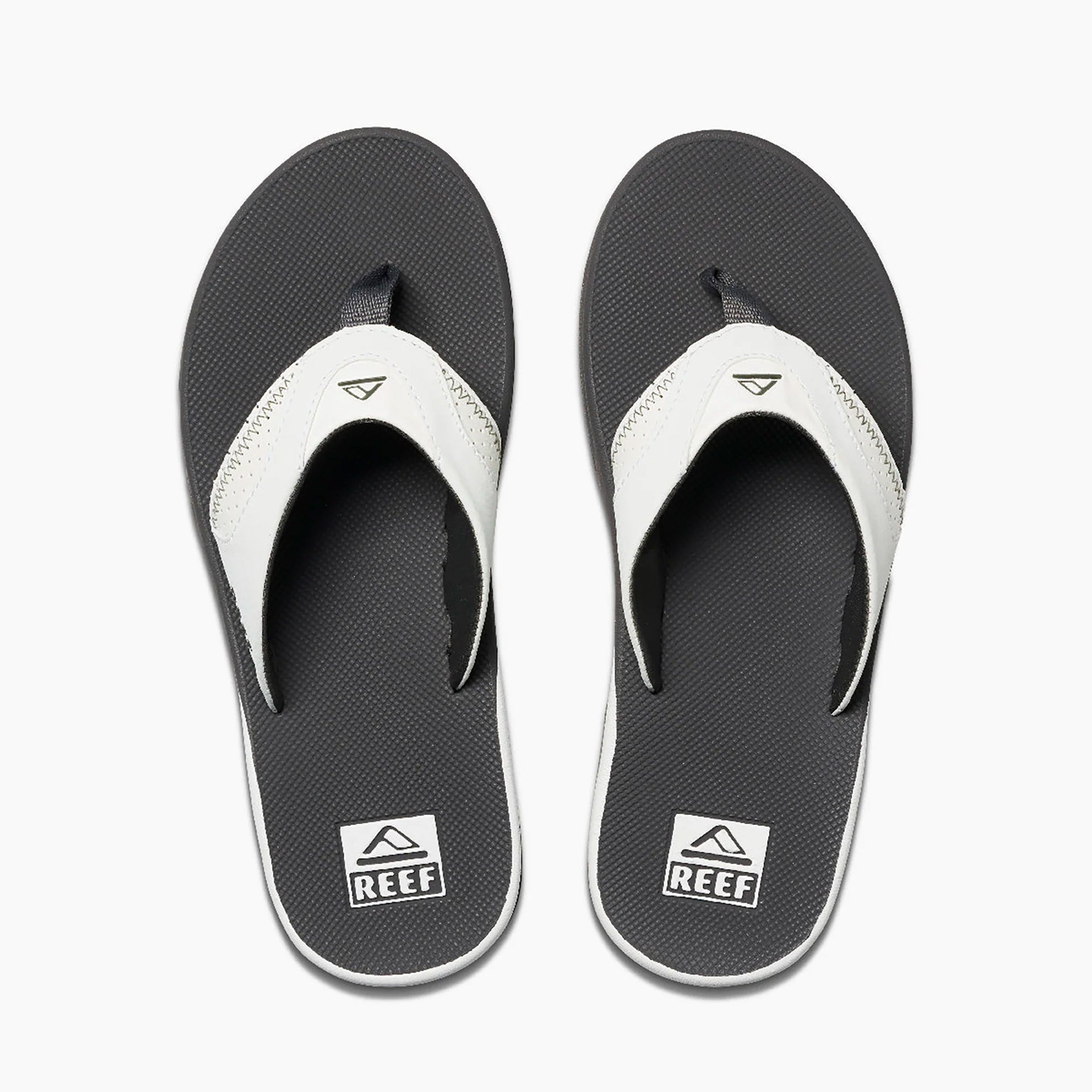 Reef Fanning Flip Flops Grey White ManGo Surfing