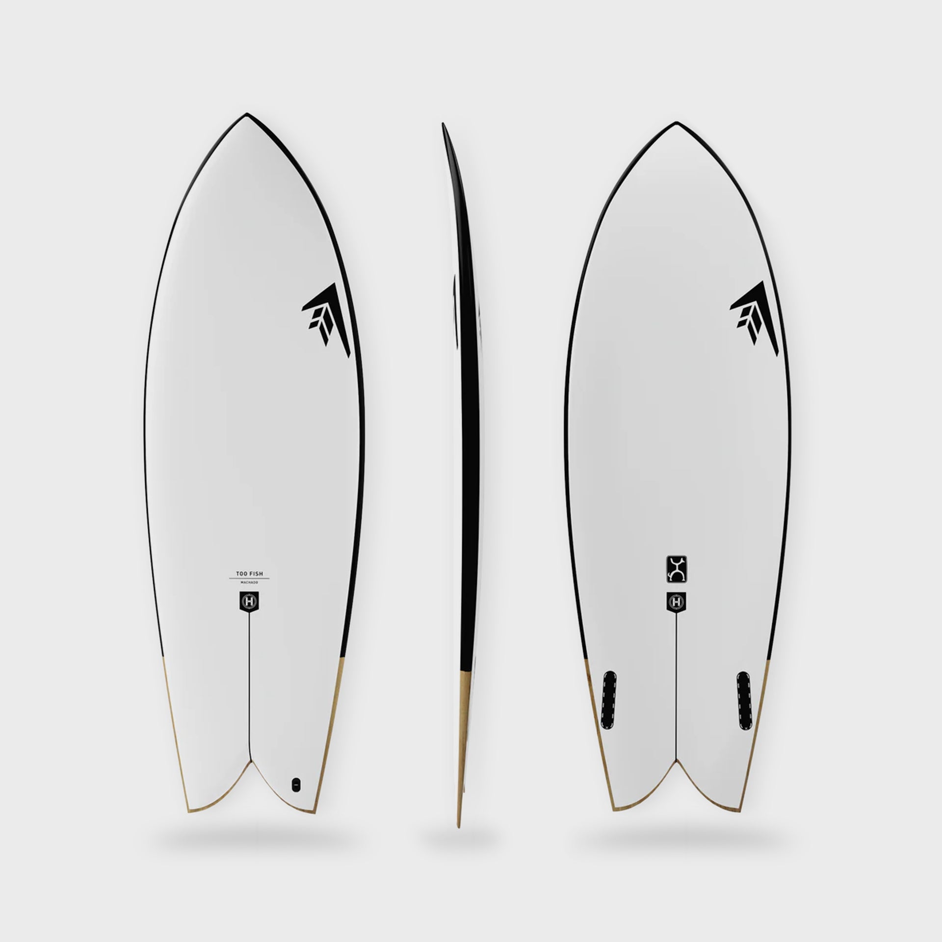 Firewire Helium Too Fish Shortboard (Futures) - Includes free Machado fins