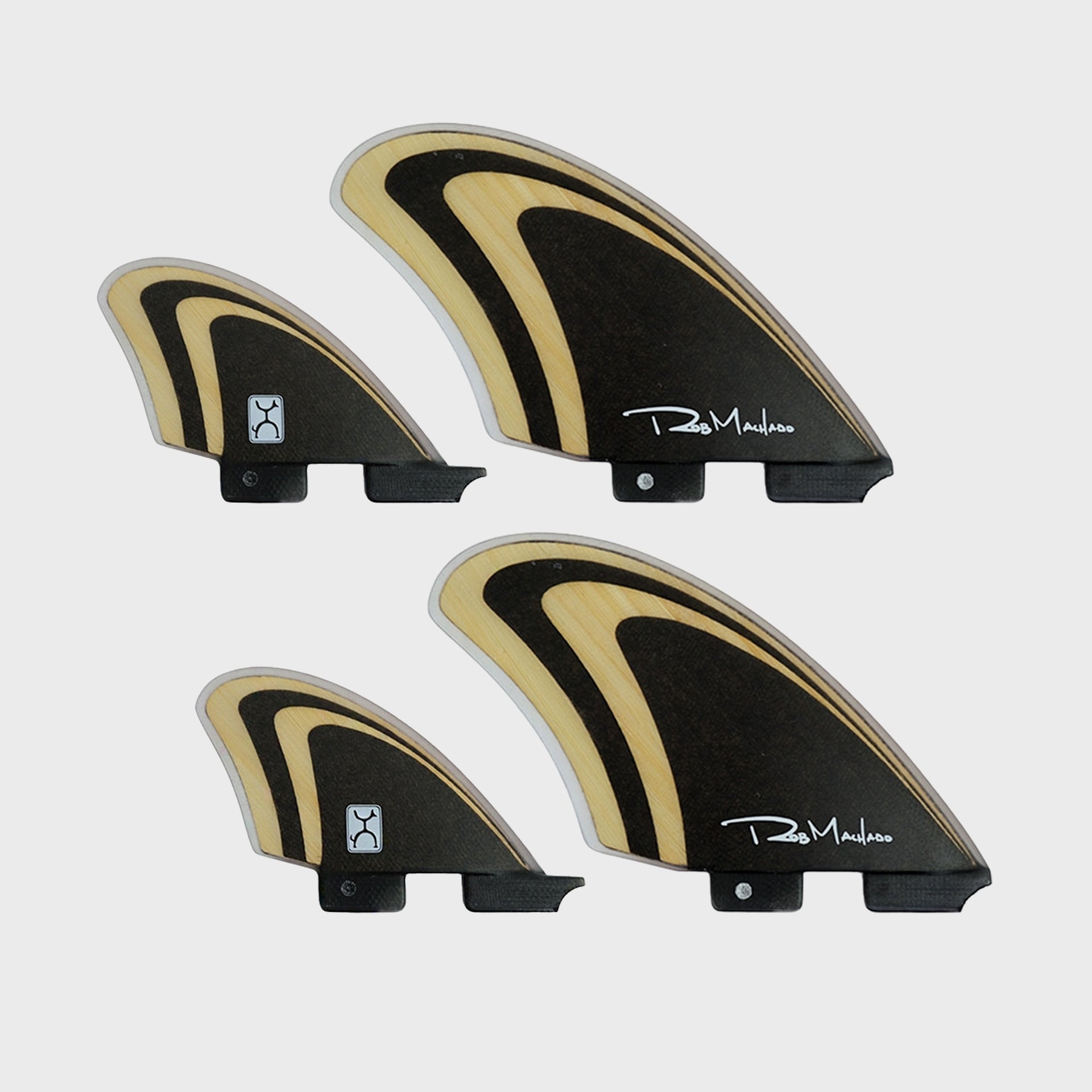 Machado Seaside Quad Fin Double Tab - FCS compatible