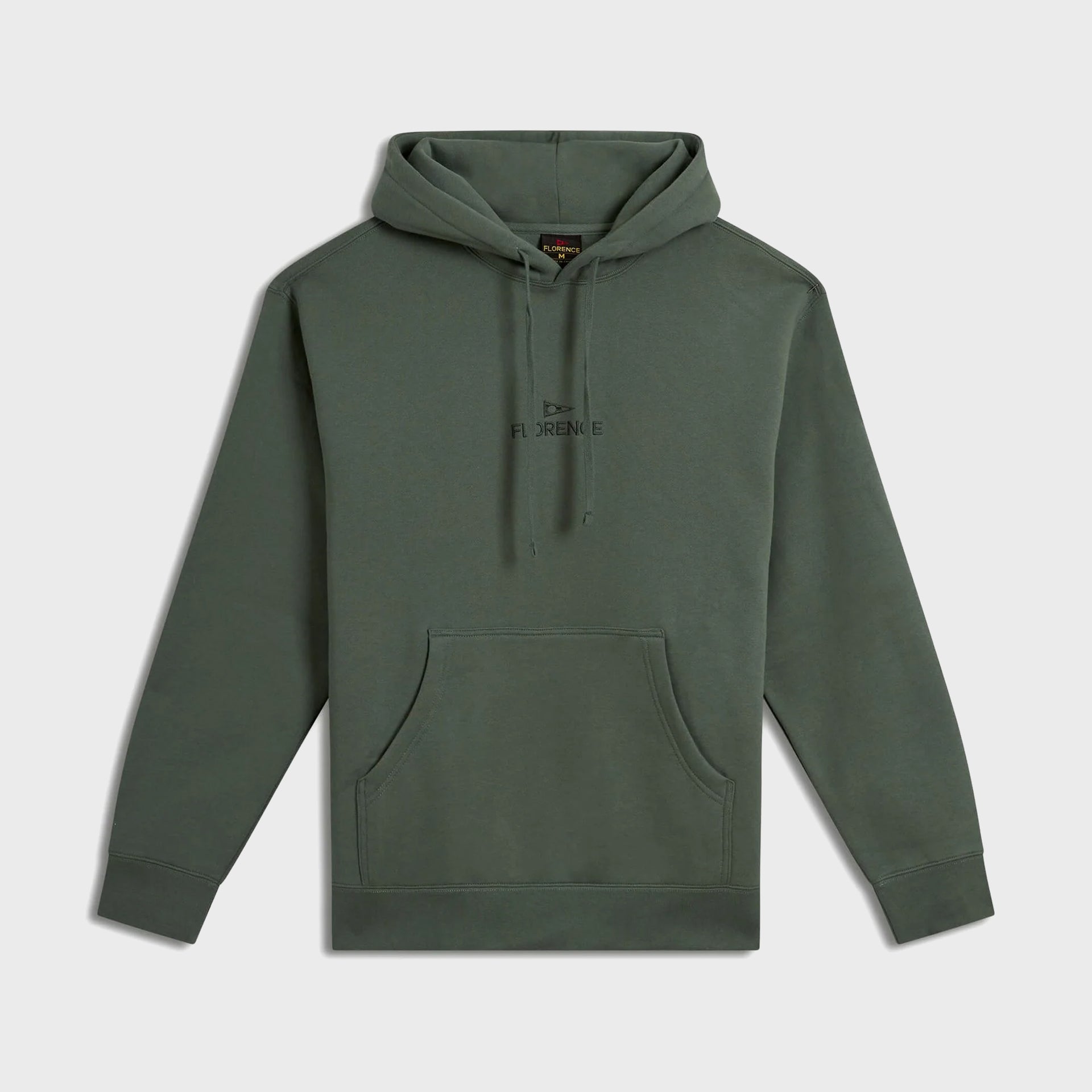 Florence Marine Florence Embroidered Hoodie - Dark Sage - ManGo Surfing