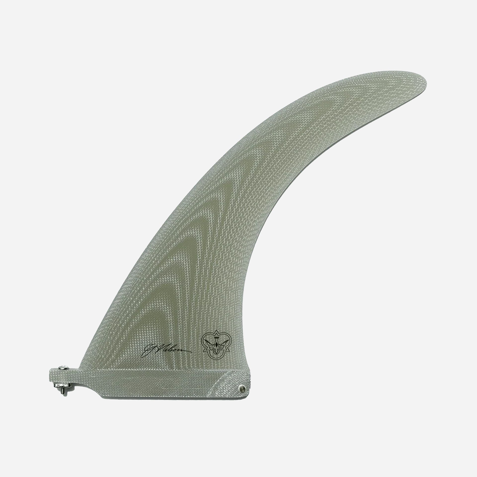 Flying Diamonds CJ Nelson Parallax Center Fin - 10.5" - Clear - ManGo Surfing