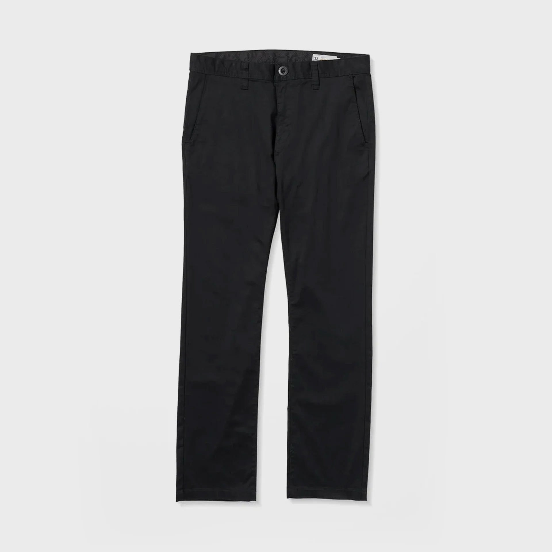 Volcom Mens Frickin Modern Stretch Trousers - Black - ManGo Surfing