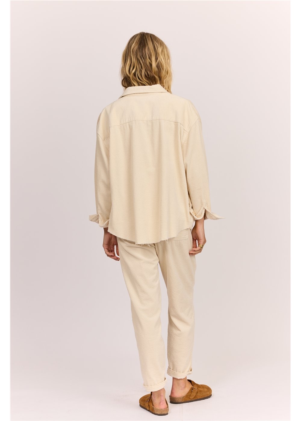Sisstr Evolution After Hours Cord Shacket - Sea Salt